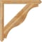 Ekena Millwork Funston Arts & Crafts Rough Sawn Bracket, Western Red Cedar, 4"W x 46"D x 46"H BKT04X46X46FST03RWR - alternate 2